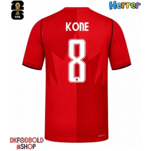 Canada Ismael Kone #8 Hjemmebanetrøje VM 2026 Kort ærmer Canada Ismael Kone #8 Hjemmebanetrøje VM 2026 Kort ærmer